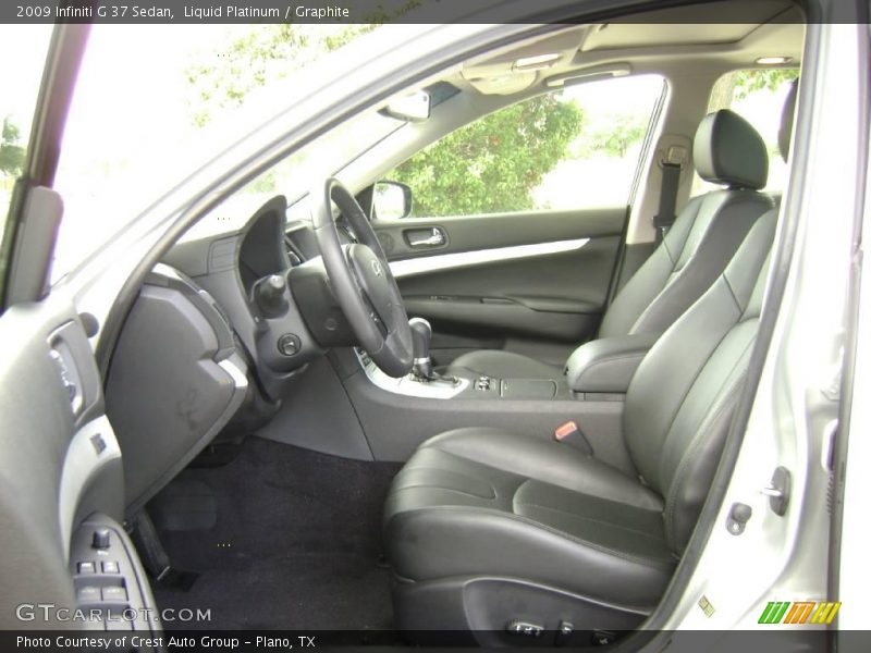 Liquid Platinum / Graphite 2009 Infiniti G 37 Sedan