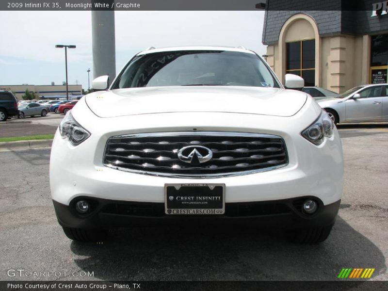 Moonlight White / Graphite 2009 Infiniti FX 35