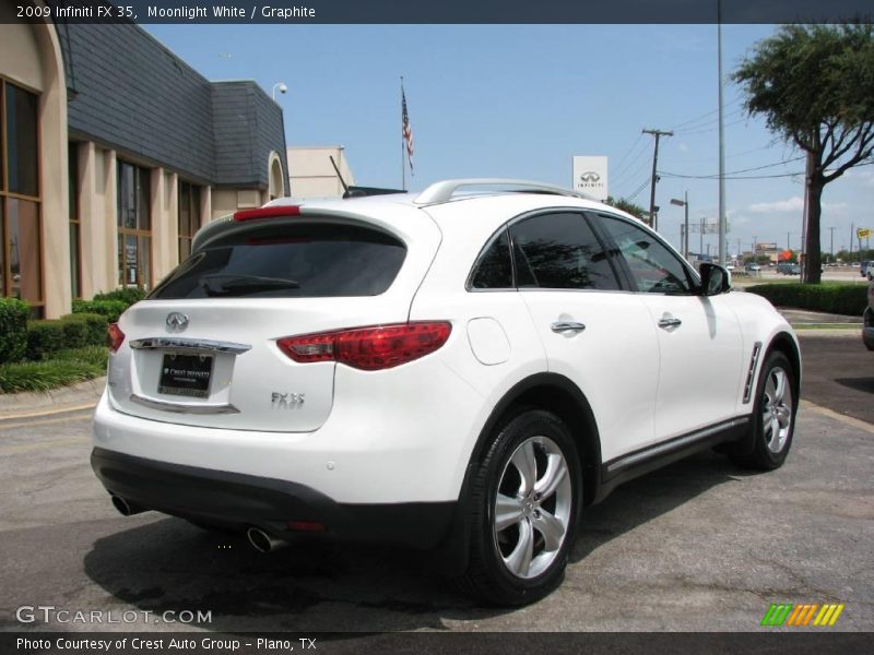 Moonlight White / Graphite 2009 Infiniti FX 35