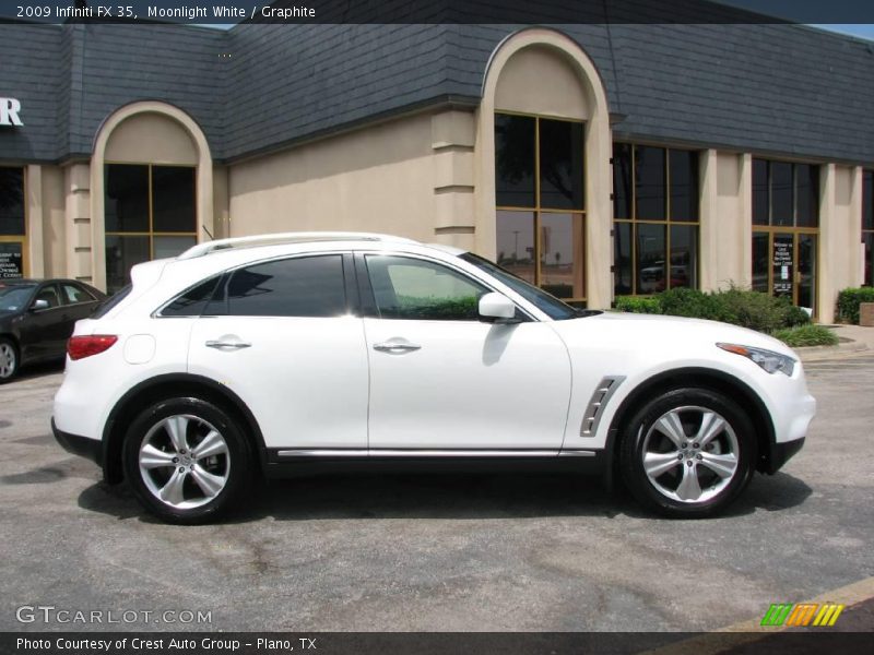 Moonlight White / Graphite 2009 Infiniti FX 35