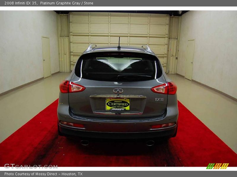 Platinum Graphite Gray / Stone 2008 Infiniti EX 35