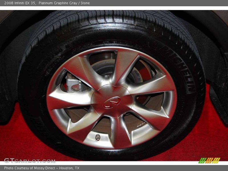 Platinum Graphite Gray / Stone 2008 Infiniti EX 35