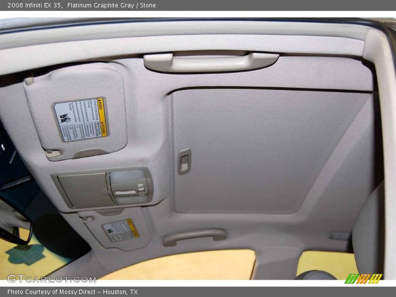 Platinum Graphite Gray / Stone 2008 Infiniti EX 35