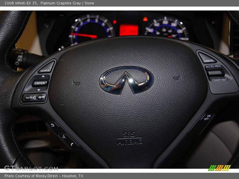 Platinum Graphite Gray / Stone 2008 Infiniti EX 35
