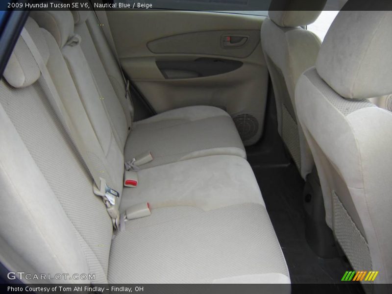 Nautical Blue / Beige 2009 Hyundai Tucson SE V6