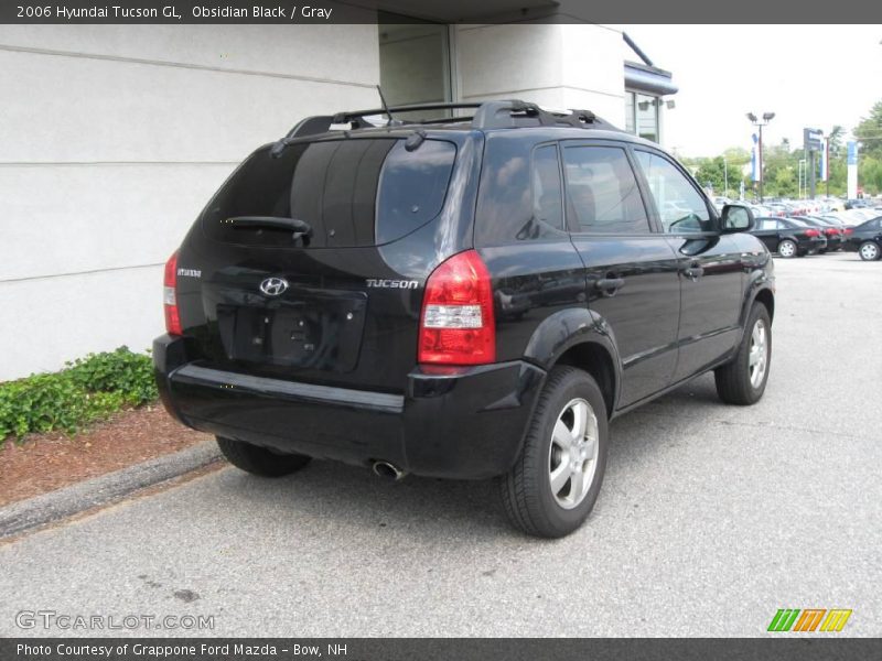 Obsidian Black / Gray 2006 Hyundai Tucson GL