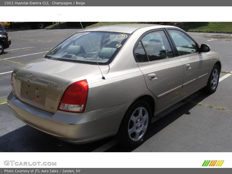 Champagne / Beige 2001 Hyundai Elantra GLS