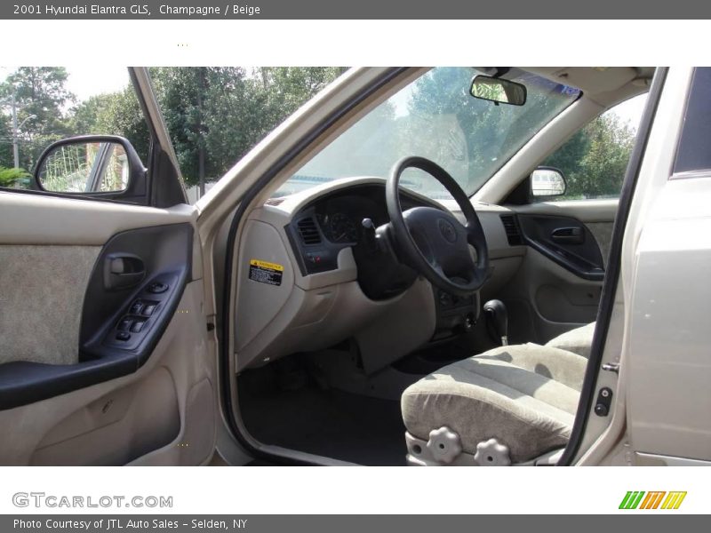 Champagne / Beige 2001 Hyundai Elantra GLS