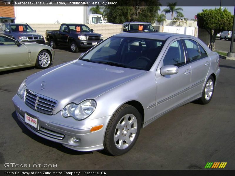 Iridium Silver Metallic / Black 2005 Mercedes-Benz C 240 Sedan