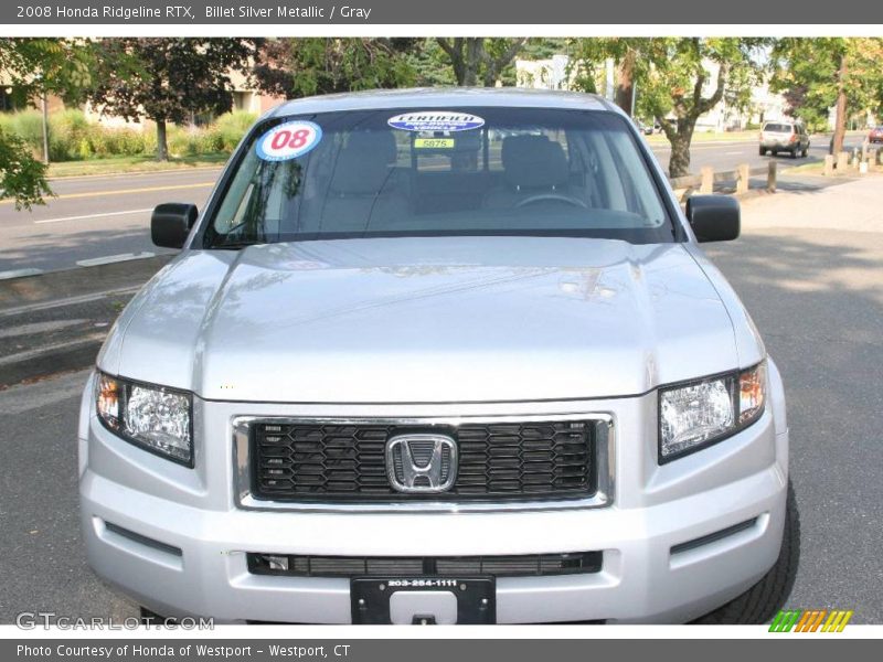 Billet Silver Metallic / Gray 2008 Honda Ridgeline RTX