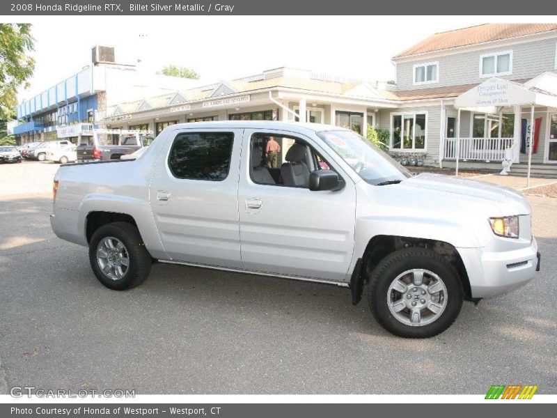 Billet Silver Metallic / Gray 2008 Honda Ridgeline RTX