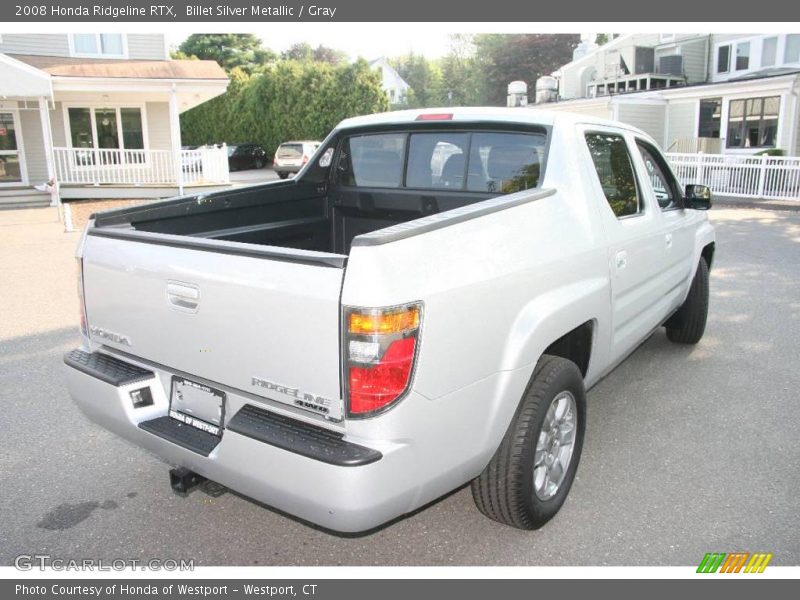 Billet Silver Metallic / Gray 2008 Honda Ridgeline RTX