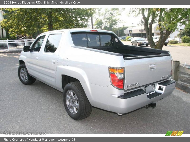 Billet Silver Metallic / Gray 2008 Honda Ridgeline RTX