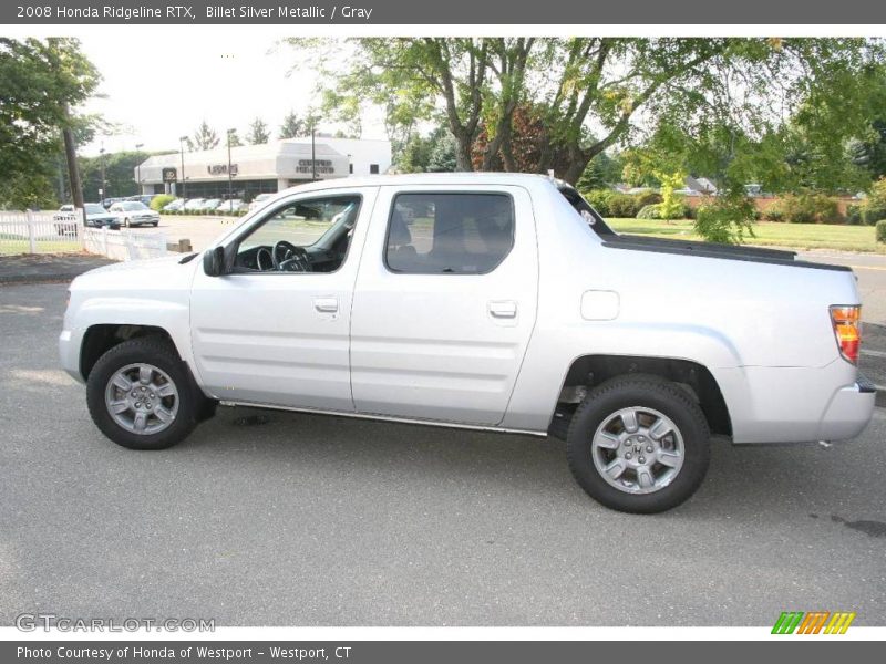 Billet Silver Metallic / Gray 2008 Honda Ridgeline RTX