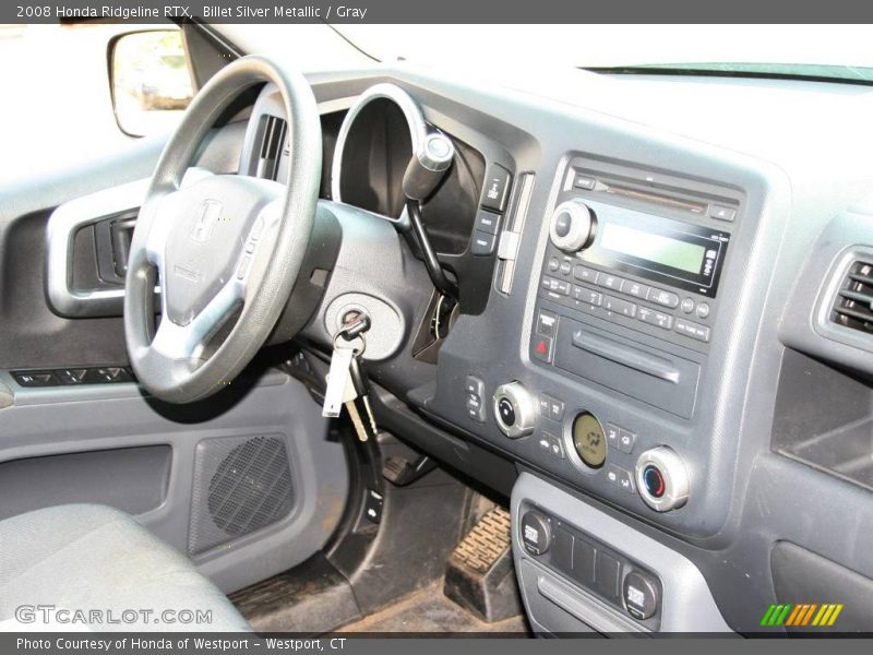 Billet Silver Metallic / Gray 2008 Honda Ridgeline RTX