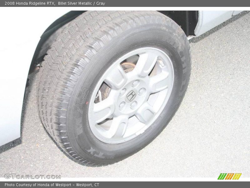 Billet Silver Metallic / Gray 2008 Honda Ridgeline RTX