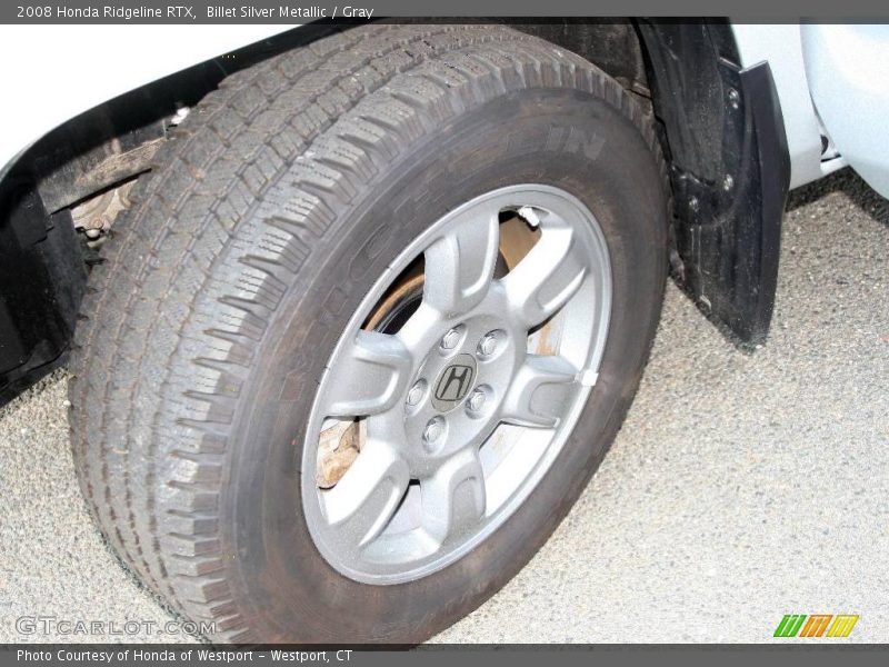 Billet Silver Metallic / Gray 2008 Honda Ridgeline RTX