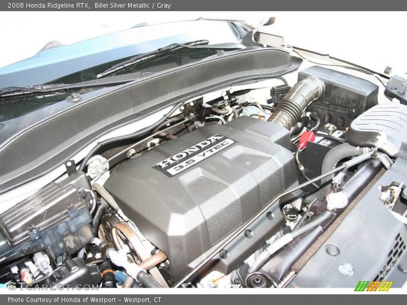 Billet Silver Metallic / Gray 2008 Honda Ridgeline RTX