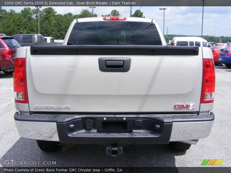 Silver Birch Metallic / Dark Titanium 2009 GMC Sierra 1500 SL Extended Cab