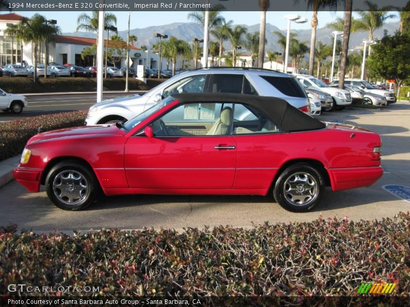 Imperial Red / Parchment 1994 Mercedes-Benz E 320 Convertible