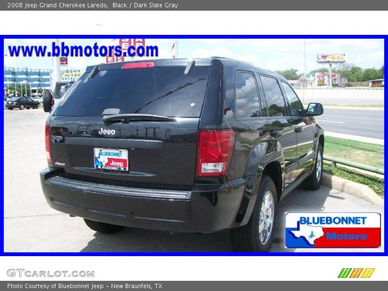 Black / Dark Slate Gray 2008 Jeep Grand Cherokee Laredo