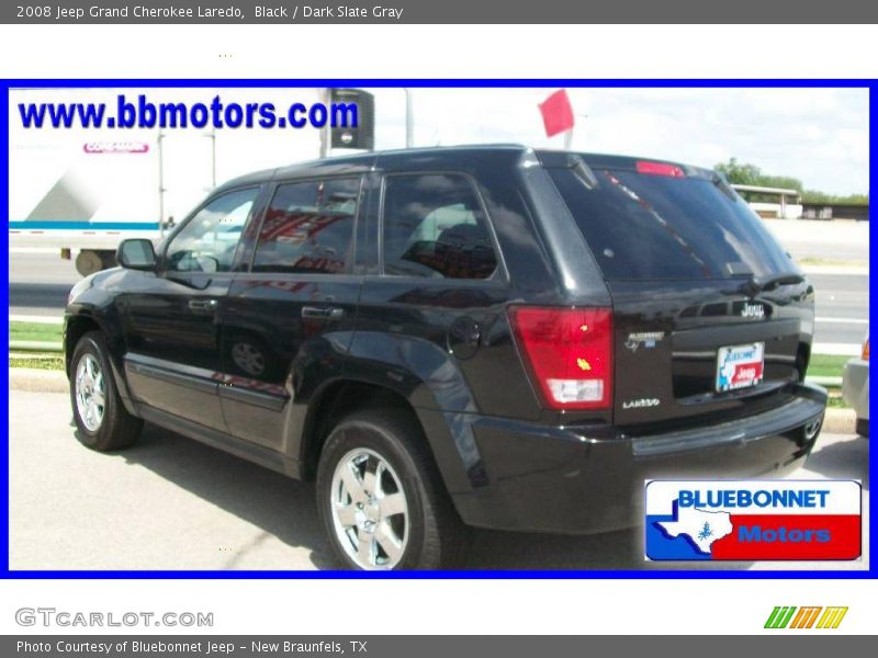 Black / Dark Slate Gray 2008 Jeep Grand Cherokee Laredo