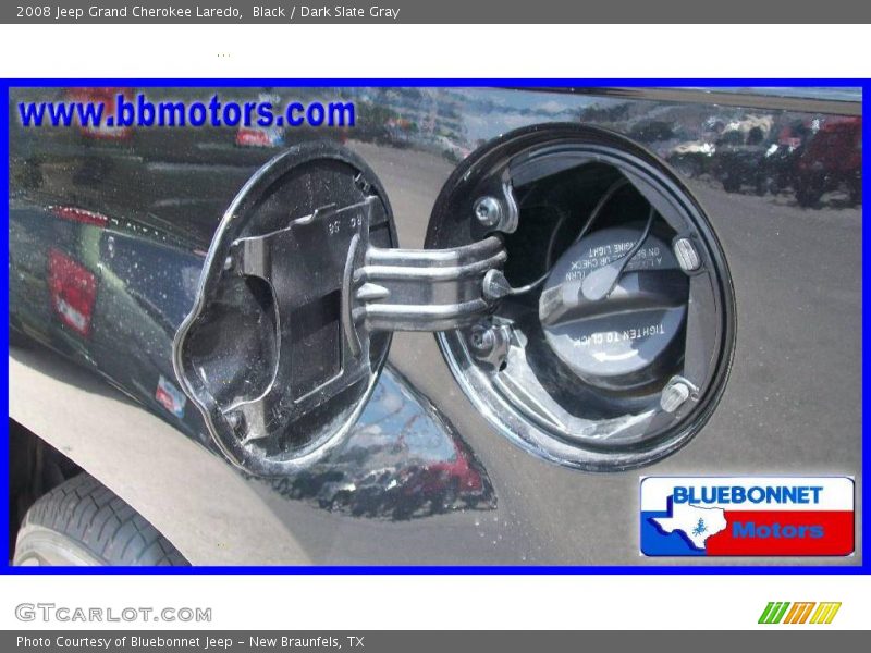 Black / Dark Slate Gray 2008 Jeep Grand Cherokee Laredo