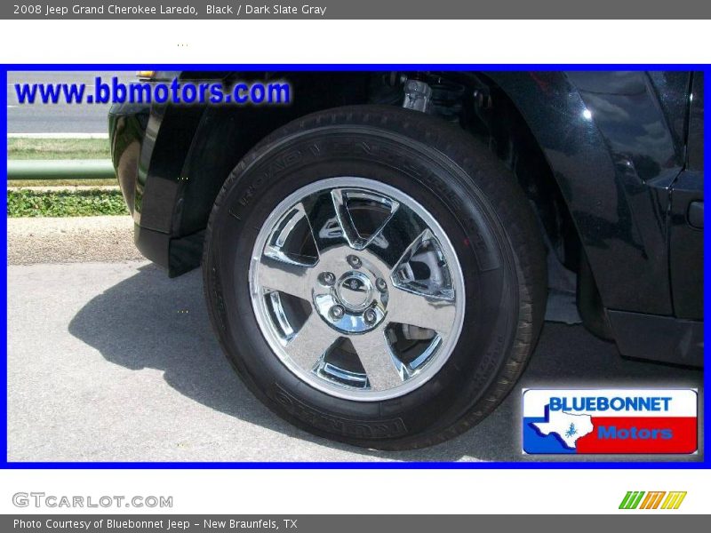 Black / Dark Slate Gray 2008 Jeep Grand Cherokee Laredo