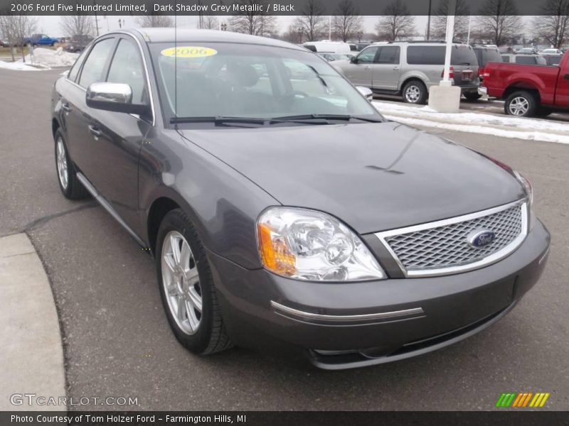 Dark Shadow Grey Metallic / Black 2006 Ford Five Hundred Limited