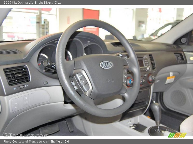 Bright Silver / Gray 2009 Kia Optima LX