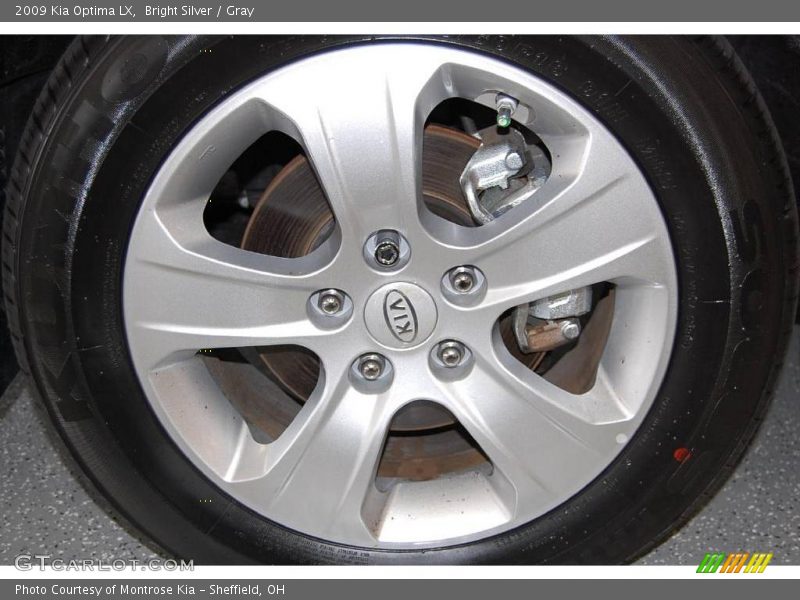 Bright Silver / Gray 2009 Kia Optima LX