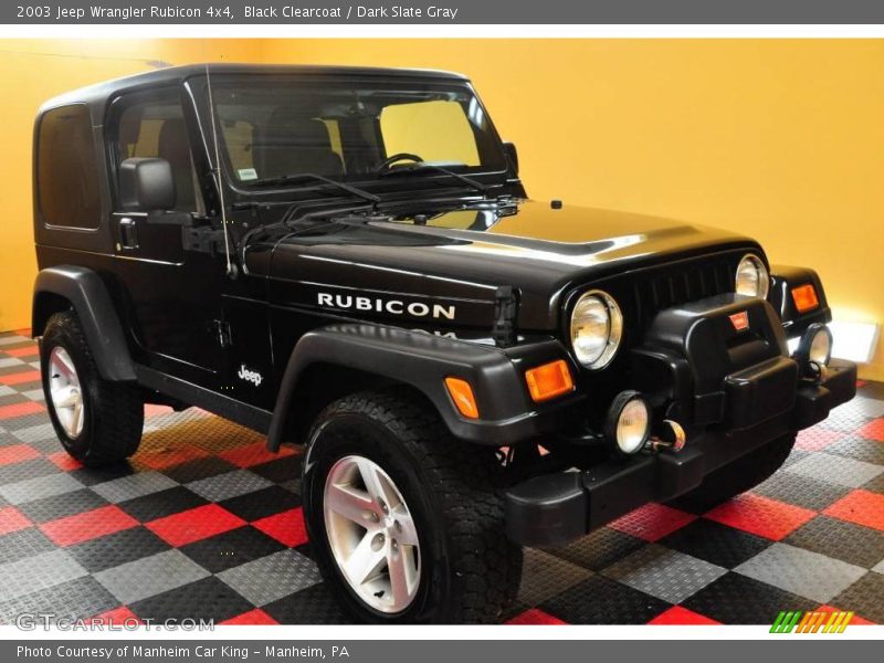 Black Clearcoat / Dark Slate Gray 2003 Jeep Wrangler Rubicon 4x4