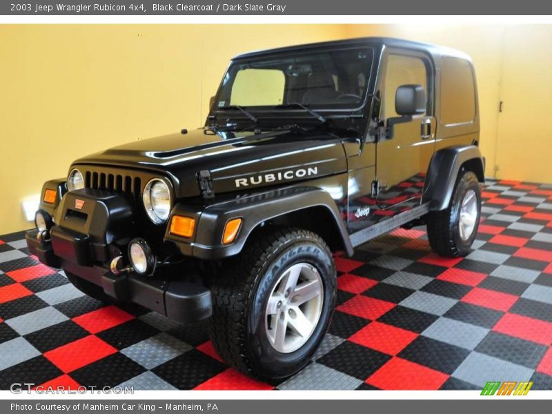Black Clearcoat / Dark Slate Gray 2003 Jeep Wrangler Rubicon 4x4