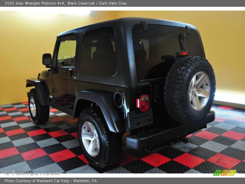 Black Clearcoat / Dark Slate Gray 2003 Jeep Wrangler Rubicon 4x4