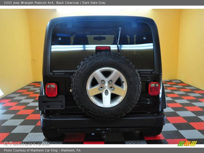 Black Clearcoat / Dark Slate Gray 2003 Jeep Wrangler Rubicon 4x4