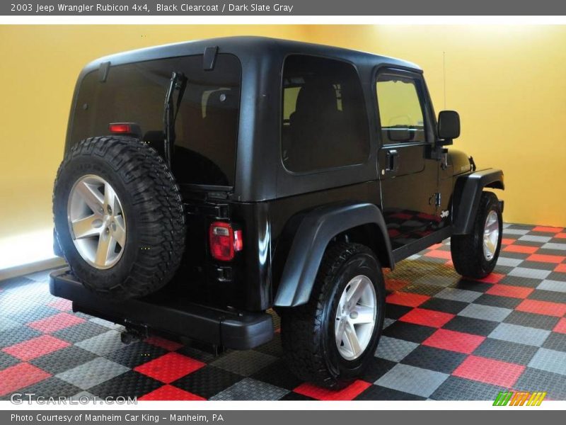 Black Clearcoat / Dark Slate Gray 2003 Jeep Wrangler Rubicon 4x4