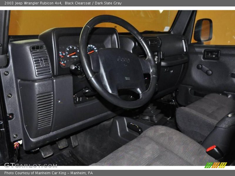 Black Clearcoat / Dark Slate Gray 2003 Jeep Wrangler Rubicon 4x4