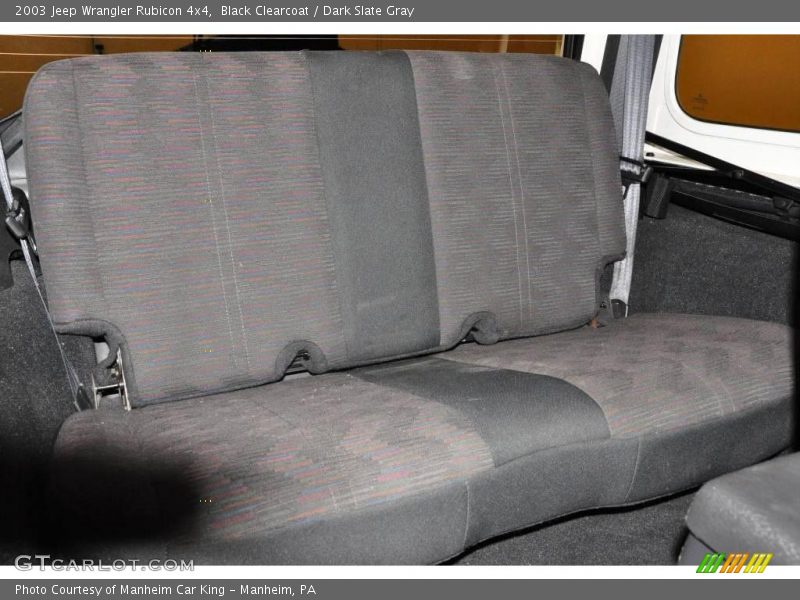 Black Clearcoat / Dark Slate Gray 2003 Jeep Wrangler Rubicon 4x4