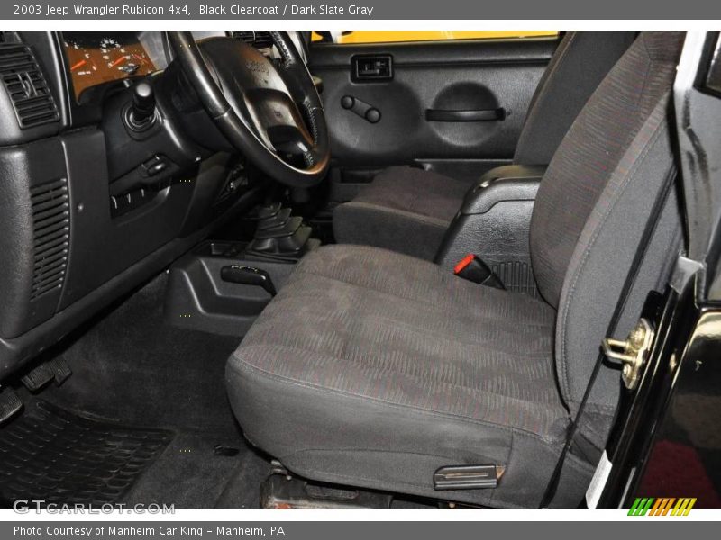 Black Clearcoat / Dark Slate Gray 2003 Jeep Wrangler Rubicon 4x4