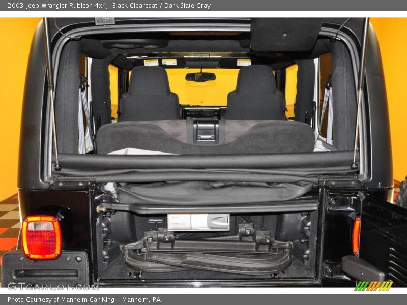 Black Clearcoat / Dark Slate Gray 2003 Jeep Wrangler Rubicon 4x4