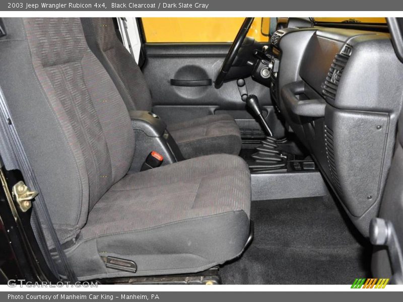 Black Clearcoat / Dark Slate Gray 2003 Jeep Wrangler Rubicon 4x4