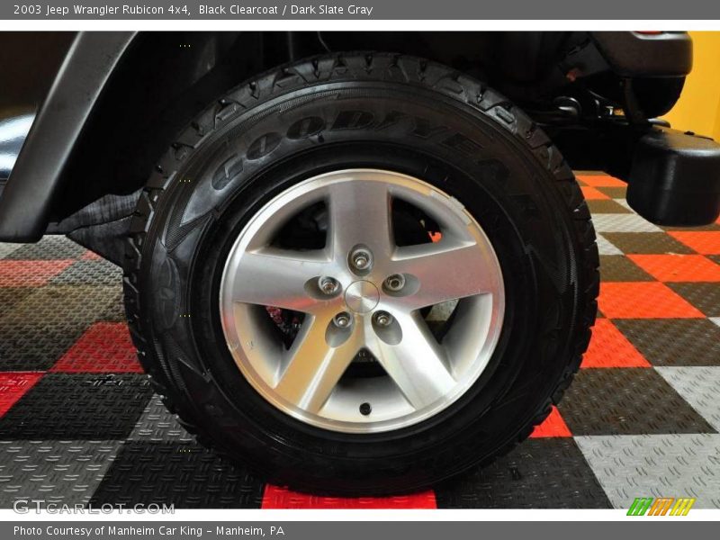 Black Clearcoat / Dark Slate Gray 2003 Jeep Wrangler Rubicon 4x4