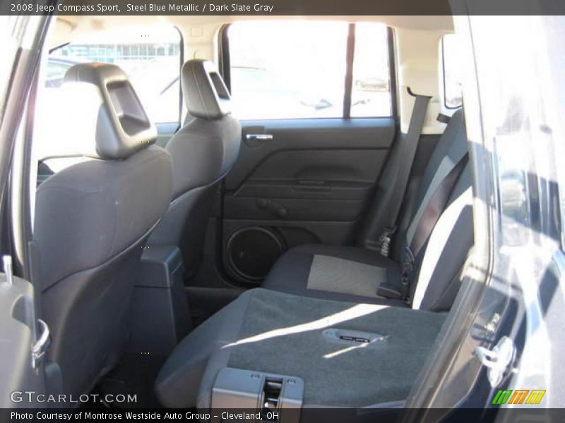 Steel Blue Metallic / Dark Slate Gray 2008 Jeep Compass Sport