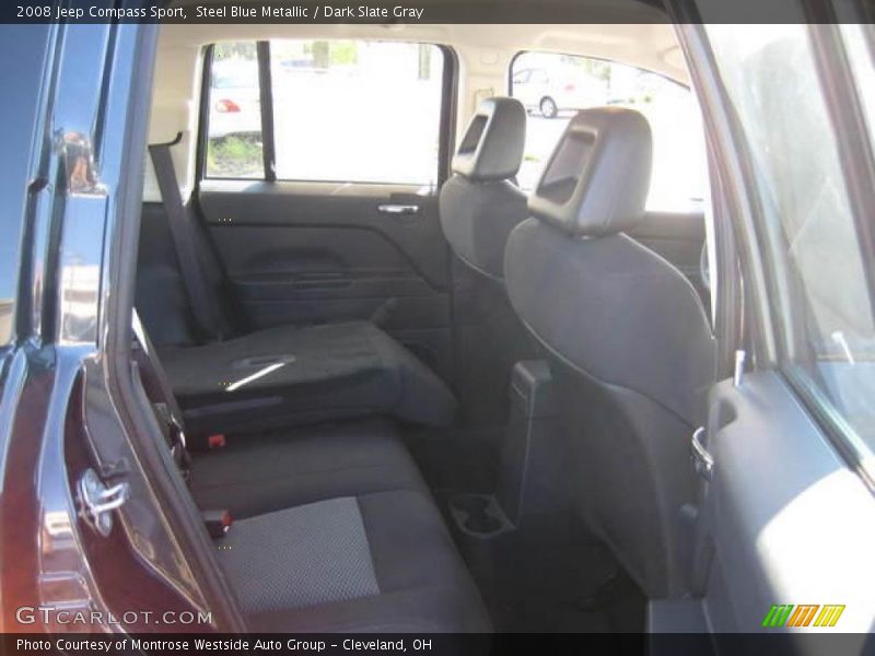 Steel Blue Metallic / Dark Slate Gray 2008 Jeep Compass Sport