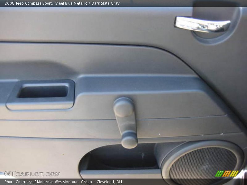 Steel Blue Metallic / Dark Slate Gray 2008 Jeep Compass Sport