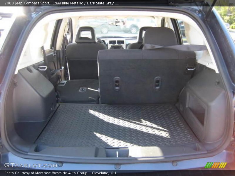 Steel Blue Metallic / Dark Slate Gray 2008 Jeep Compass Sport