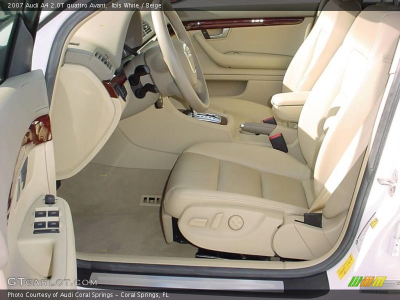 Ibis White / Beige 2007 Audi A4 2.0T quattro Avant