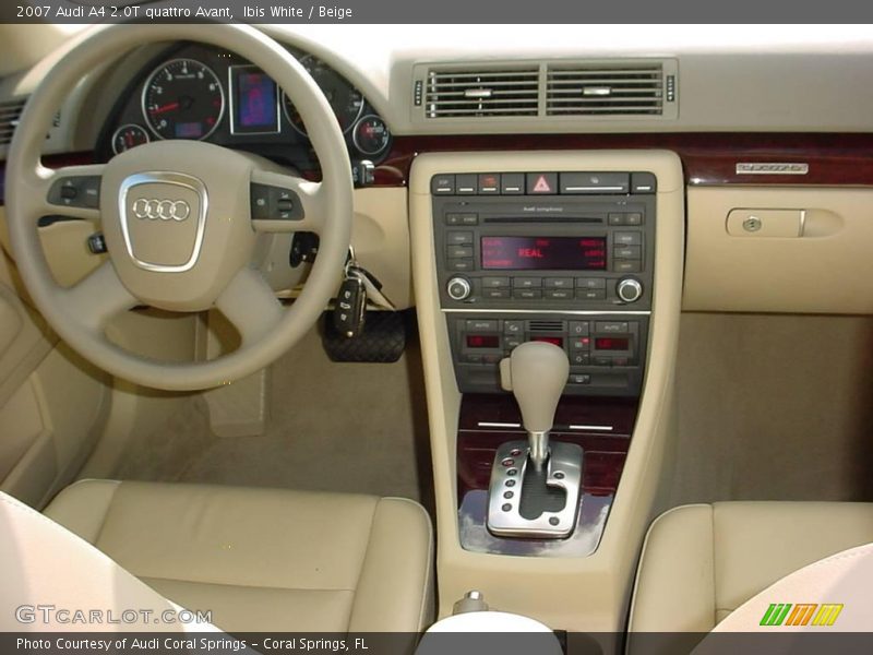 Ibis White / Beige 2007 Audi A4 2.0T quattro Avant