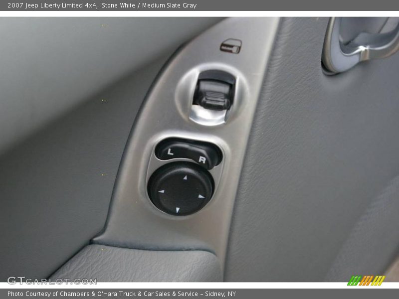 Stone White / Medium Slate Gray 2007 Jeep Liberty Limited 4x4