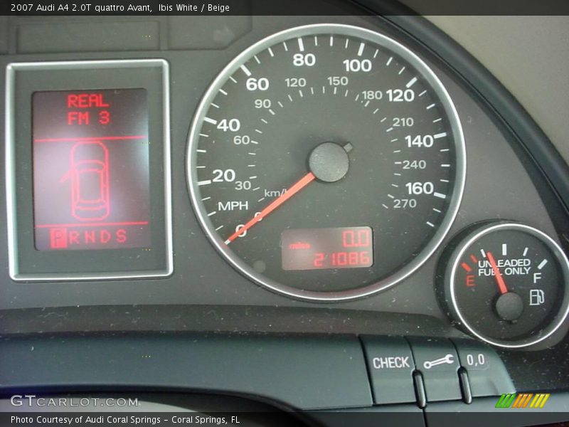 Ibis White / Beige 2007 Audi A4 2.0T quattro Avant